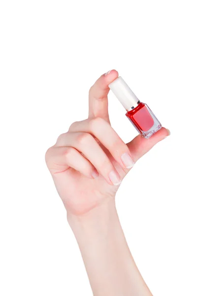 Bottles of colored nail polish — Stock Photo, Image