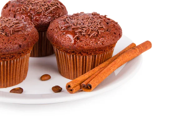 Schokoladenmuffins — Stockfoto