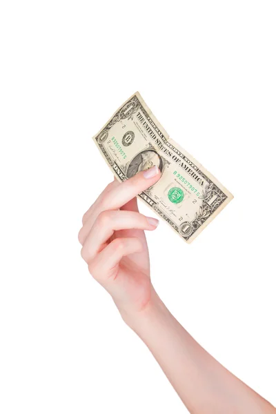 Money in hand — Stock Photo, Image