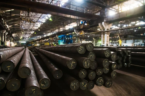 Estruturas Metálicas Edifícios Antiga Fábrica Metalúrgica Dentro Fora Produtos Empresa — Fotografia de Stock
