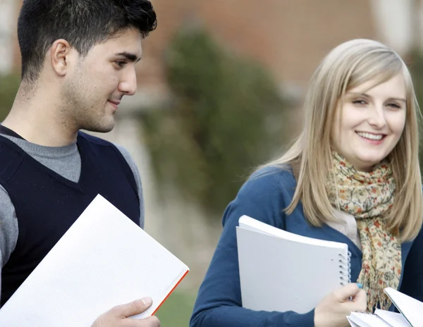 Szczęśliwi studenci — Zdjęcie stockowe