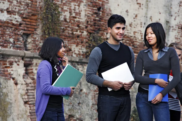 Happy students — Stock Photo, Image