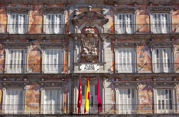 Casa de la Panaderia na Plaza Mayor w Madrycie, Hiszpania — Zdjęcie stockowe