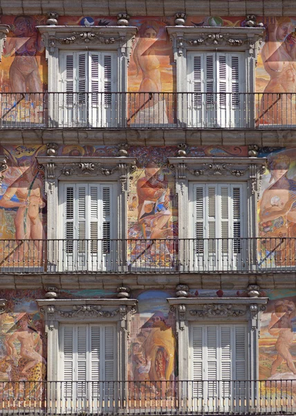 Casa de la Panaderia an der Plaza Mayor in Madrid, Spanien — Stockfoto