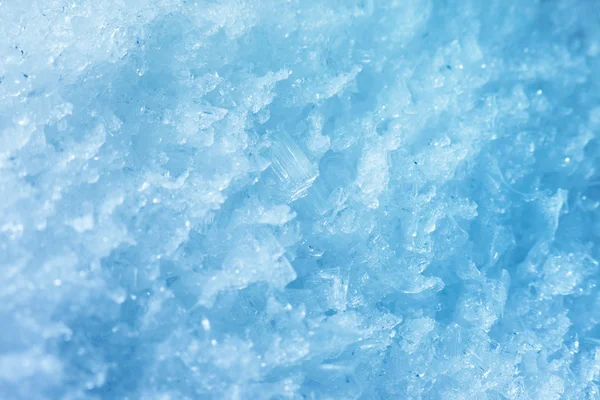 Super macro shot de glace - arrière-plan de l'hiver — Photo