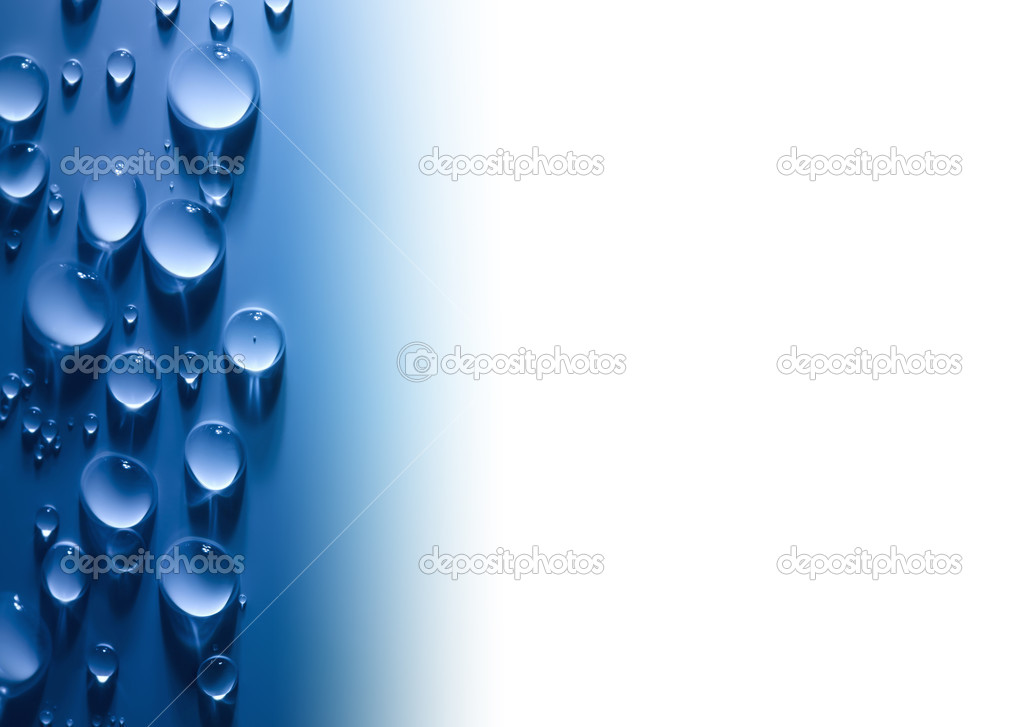 Abstract  Water Drops Background with Beautiful Light and white