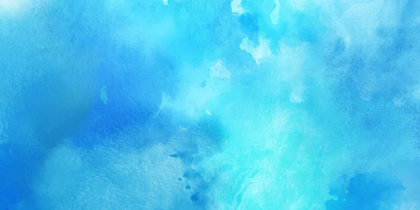 Delicate Blue Abstract Watercolor Background Watercolor Texture Creative Fluid Paint — Stock Photo, Image