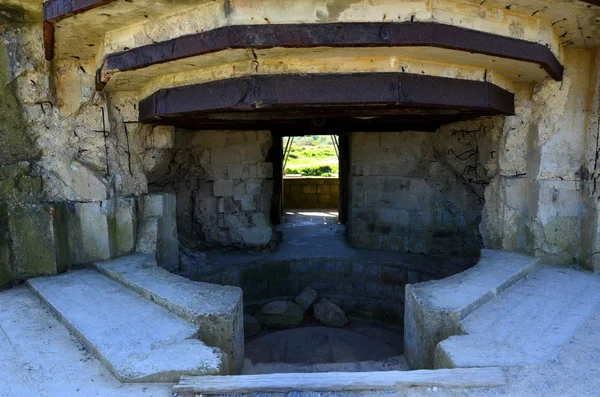 Bunker tyska, omaha beach, Normandie, Frankrike — Stockfoto