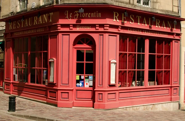 Restaurante, Bayeux, França — Fotografia de Stock