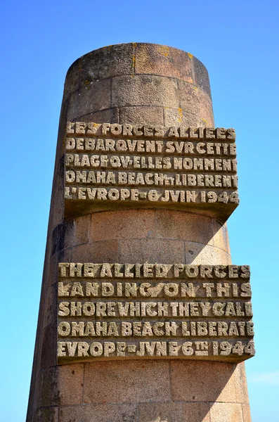 Omaha beach, Normandia, Francja — Zdjęcie stockowe