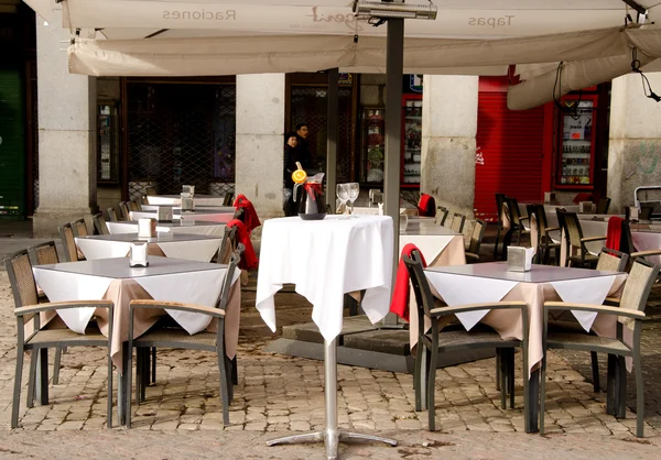 Restaurang, madrid, Spanien. — Stockfoto