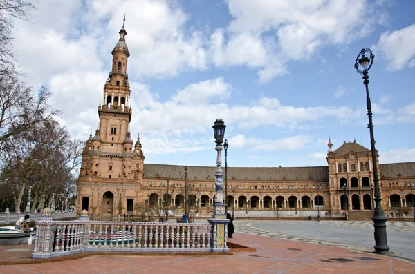 Plaza van Spanje, Sevilla — Stockfoto
