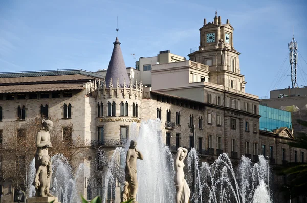 カタルーニャ広場、バルセロナ — ストック写真