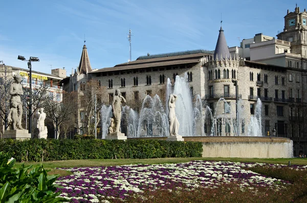 Plaza Catalunya, Barcelona — Stockfoto