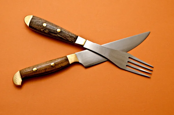 Messer und Gabel — Stockfoto