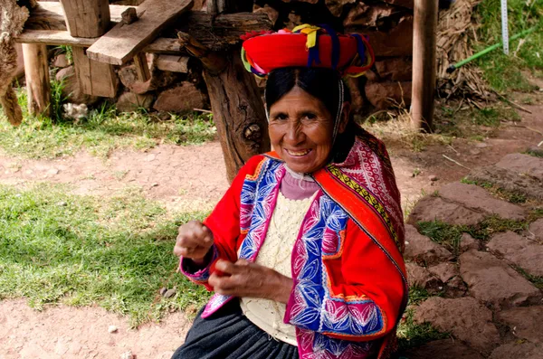 Kvinnor weavers av peru — Stockfoto