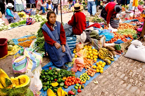 Mercado de Pisac, Peru — Stock Photo, Image