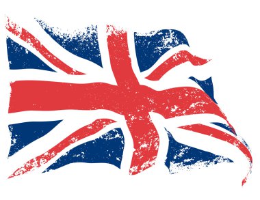 İngiliz bayrağı grunge