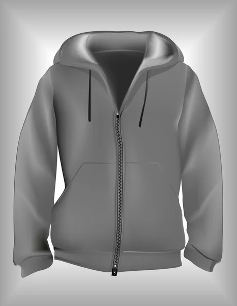 Hoodie sweatshirt mall — Stock vektor