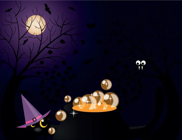 Animali di Halloween — Vettoriale Stock