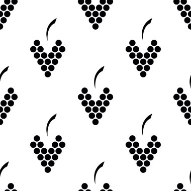 Üzümler dikişsiz desen