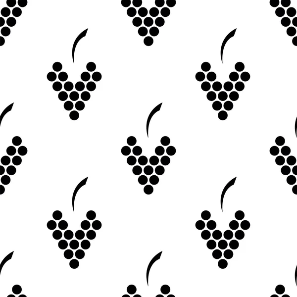 Grapes seamless pattern — Stock Vector