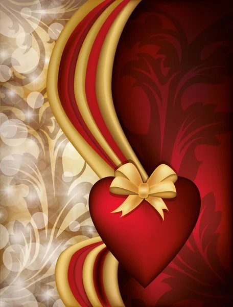 Valentine dag banner, vectorillustratie — Stockvector
