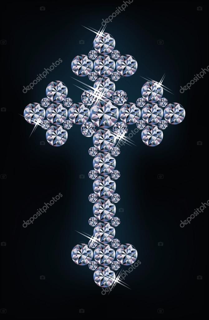 Clipart Silver Crosses With Diamonds Real Iced Out Cross Pendant