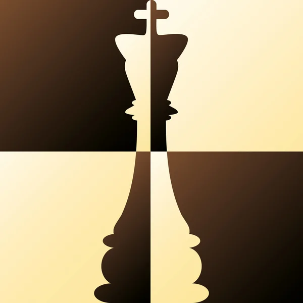 Chess King vector illustration — Stock Vector