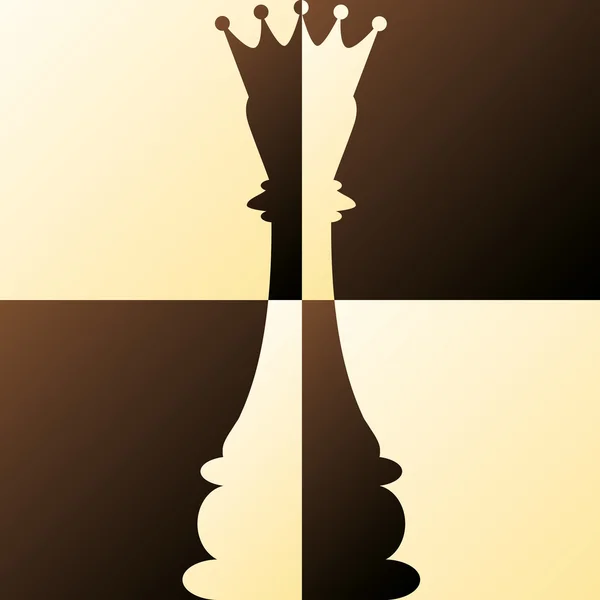 Chess Queen illustration vectorielle — Image vectorielle