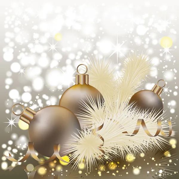 Happy Christmas greeting card, vector illustration — Stock Vector