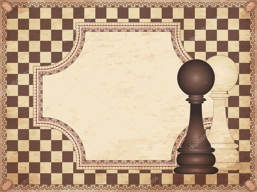 Two chess pawns Royalty Free Vector Image - VectorStock