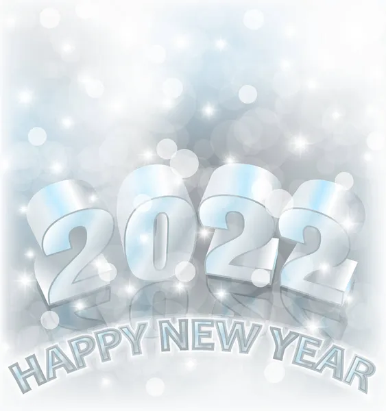 Happy New 2022 Year Vip Card Vector Illustration — Stock Vector