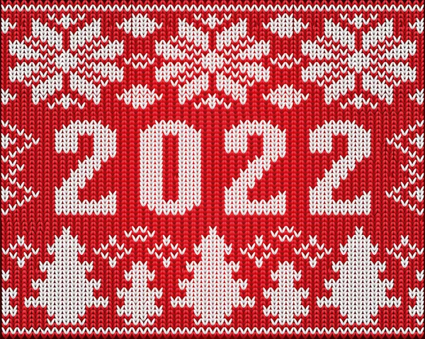 Patrón Punto Navidad Nuevo 2022 Año Vector Ilustración — Archivo Imágenes Vectoriales