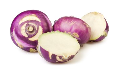kohlrabi cut