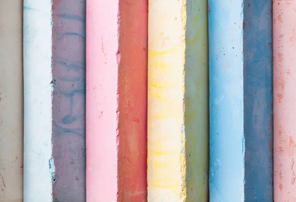 Chalks pieces colorful — Stock Photo, Image