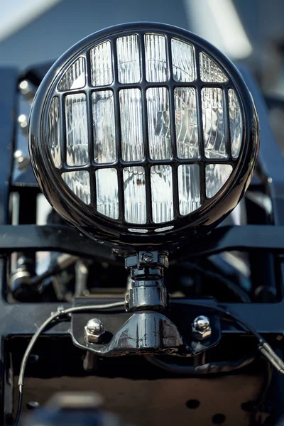 Luzes de cabeça monstro bicicleta — Fotografia de Stock