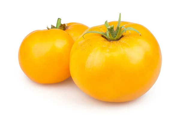 Tomat orange två — Stockfoto