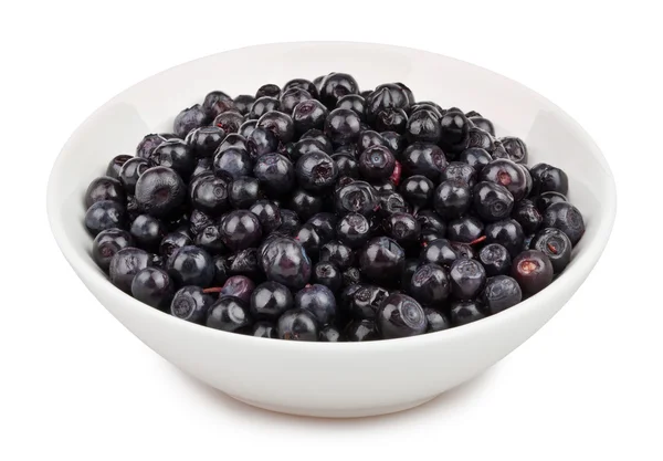 Bilberry bowl — Stock Photo, Image