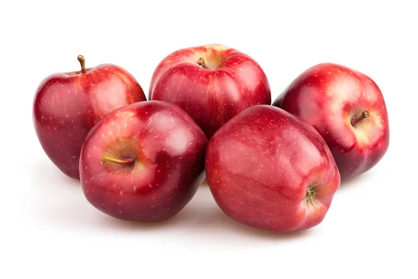 Red apples group — Stock Photo, Image