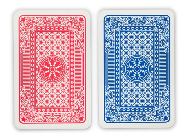 Playing cards back — Stock Photo, Image