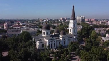 Odessa Ukrayna Preobrazhensky Katedral Panoramik Görünümü