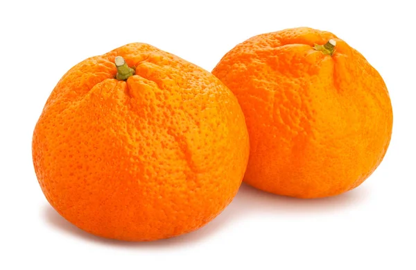 Mandarinenpfad Isoliert Auf Weiß — Stockfoto