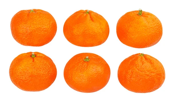 Διαδρομή Tangerine Απομονωμένη Λευκό — Φωτογραφία Αρχείου