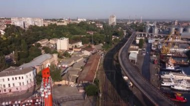 Odessa Ukrayna opera yan cephe ayrıntıları gün doğumunda