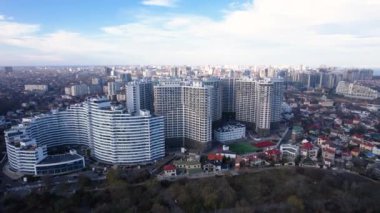 Odessa Ukrayna 27 Kasım 2021: Arcadia 'nın yeni Kadorr binaları