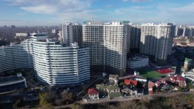 Odessa Ukrayna 27 Kasım 2021: Arcadia 'nın yeni Kadorr binaları