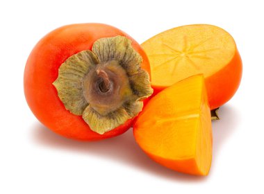 Dilimlenmiş hurma yolu beyazda izole edildi