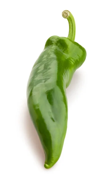 Lange Peper Pad Geïsoleerd Wit — Stockfoto