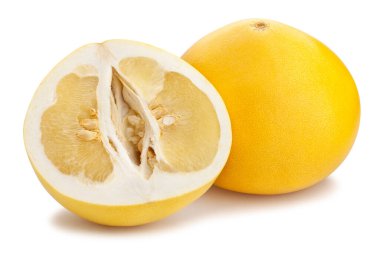 Dilimlenmiş çiçek yolu beyaza izole edilmiş